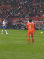Van Bronckhorst tijdens Nederland - Italië, 12 nov 2005 Van Bronckhorst tijdens Nederland - Italië, 12 nov 2005