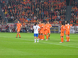 Nederland - Italië 1-3, Amsterdam ArenA, 12 november 2005